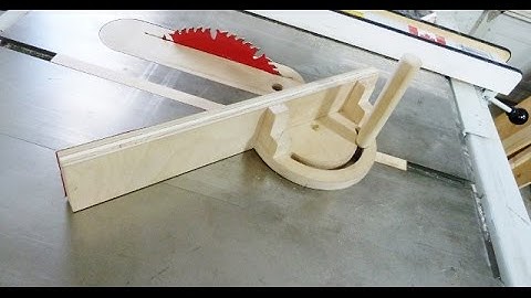 Wooden Miter Gauge for Table Saw