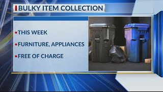 City of Tyler collecting bulky items for free this week