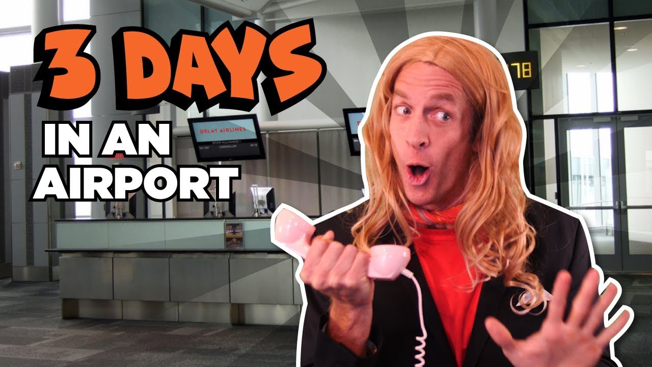 Stuck in an airport for THREE DAYS // Major airport drama // The