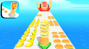 Pancake Run - All Levels Gameplay Android,ios (Levels 104-107)