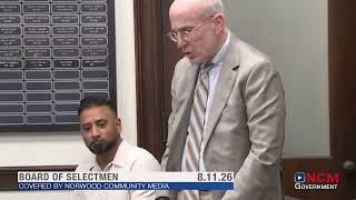 Board of Selectmen 8.11.26