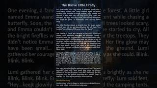 The Tiny Firefly Who Saved the Night 🐞✨ | Kids Moral Story #Shorts