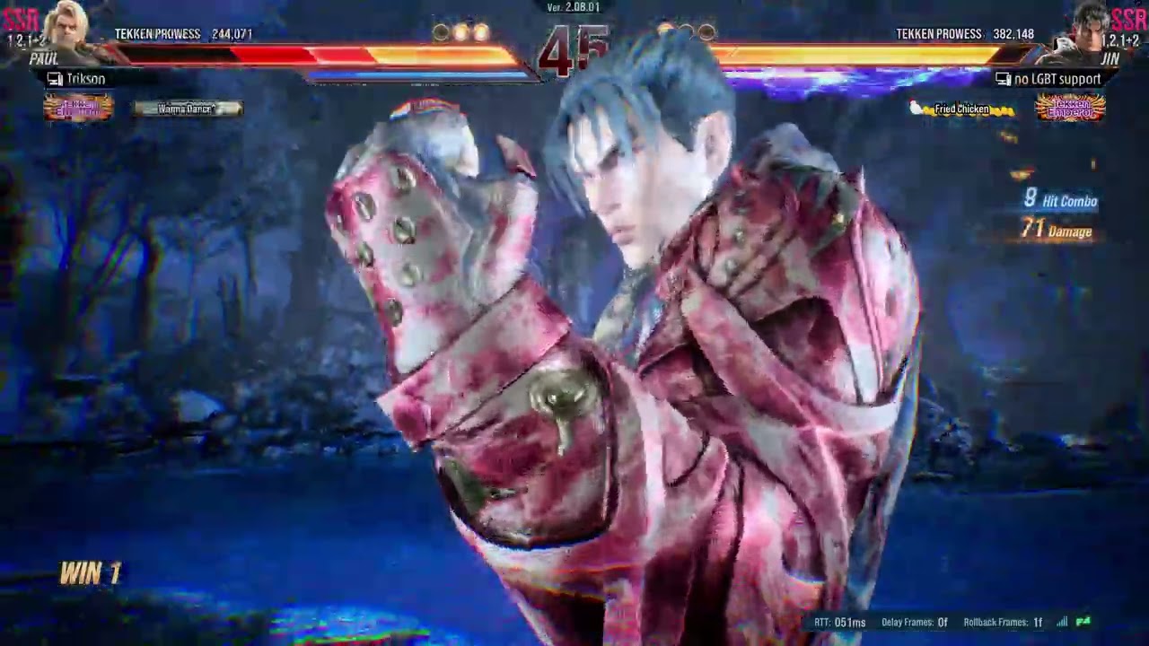 TEKKEN 8   Lag switch cheater recording for ewgf