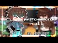 My Fav characters react to each other ||Part 1 - Oikawa Tooru!~ || ..°•`Desc`•°..—