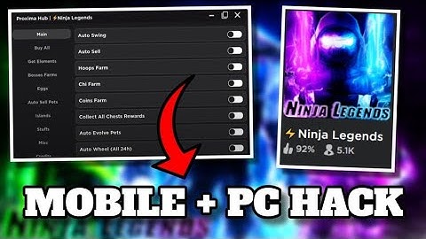 OP NINJA LEGENDS PROXIMA HUB SCRIPT ROBLOX