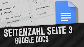 Wie kann man bei Google Docs Seitenzahlen einfügen?