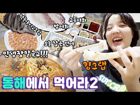 <strong>야관문주</strong> 🦀동해에서 먹어라🍜고수Vlog