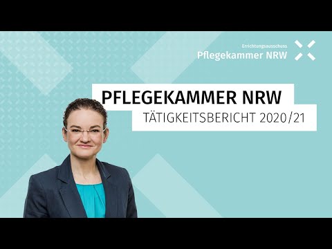 Pflegekammer NRW | Tätigkeitsbericht und Finanzen 2020/21 mit Anja Wiedermann