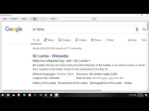 java swing chromium browser