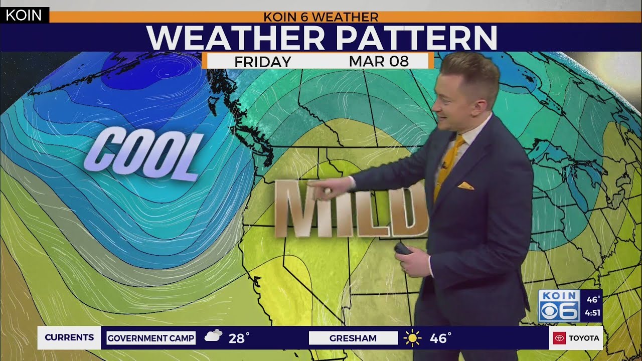 Warmer, drier weather expected around Portland - YouTube