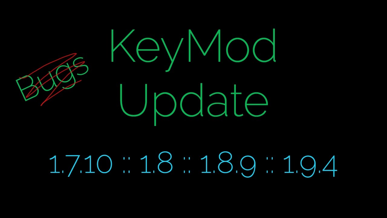 KeyMod v1.1 + Tutorial + MC 1.8.0 support - YouTube