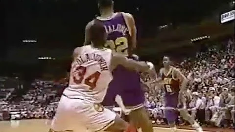 Hakeem shuts down Karl Malone - 1994 WCF Game 2
