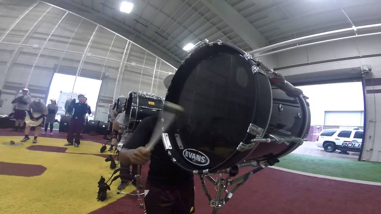 Central Michigan University Drumline Flam Jam YouTube