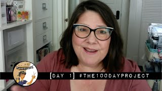 DAY 1 - THE 100 DAY PROJECT INTRO   PLANNER CARD BOX ASSEMBLY - #the100dayproject #tutorial