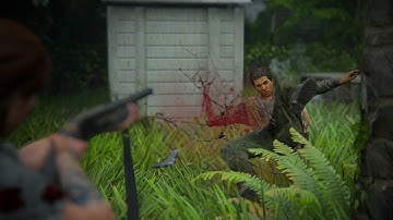 The Last of Us 2 - Ellie and Jesse vs WLF Soldiers - Brutal and Gorey Gameplay