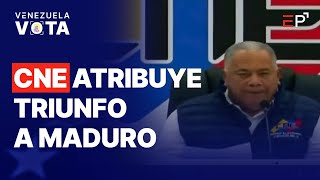 CNE declares Nicolás Maduro the winner 🗳️ Venezuela Elections 2024 | El Pitazo