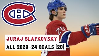 Juraj Slafkovsky (#20) All 20 Goals of the 2023-24 NHL Season