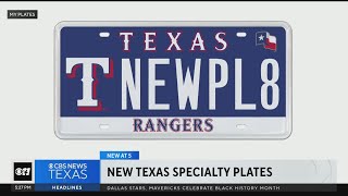 A new way to show your Rangers pride: License plates!