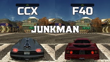 Koenigsegg CCX vs Ferrari F40 - NFS MW Redux V3 - WHICH IS FASTEST ?