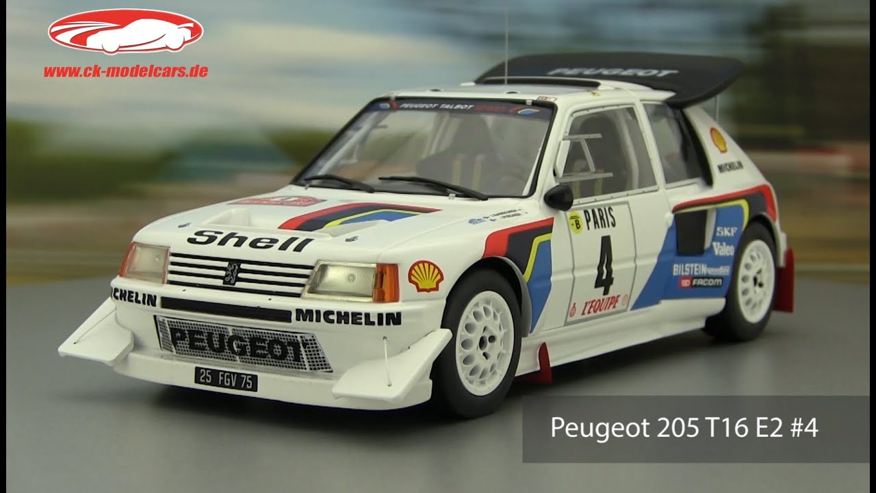 Peugeot 205 T16 E2 3 Rallye des 1000 Lacs 1986 Kankkunen Piironen IXO