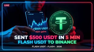 Tested Flash USDT to Binance — Sent $500 in Minutes