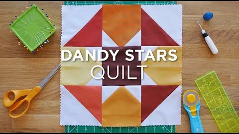 Dandy Stars Quilt Block - Quilt Snips Mini Tutorial
