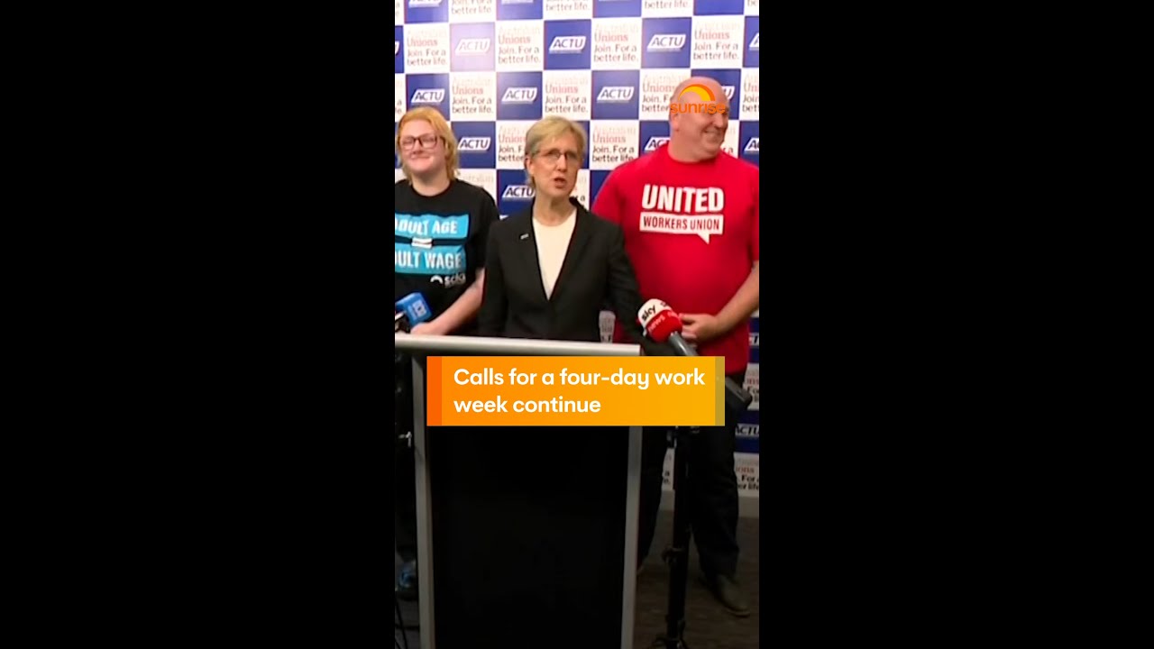 Unions are continuing to push for a shorter work week across Australia.