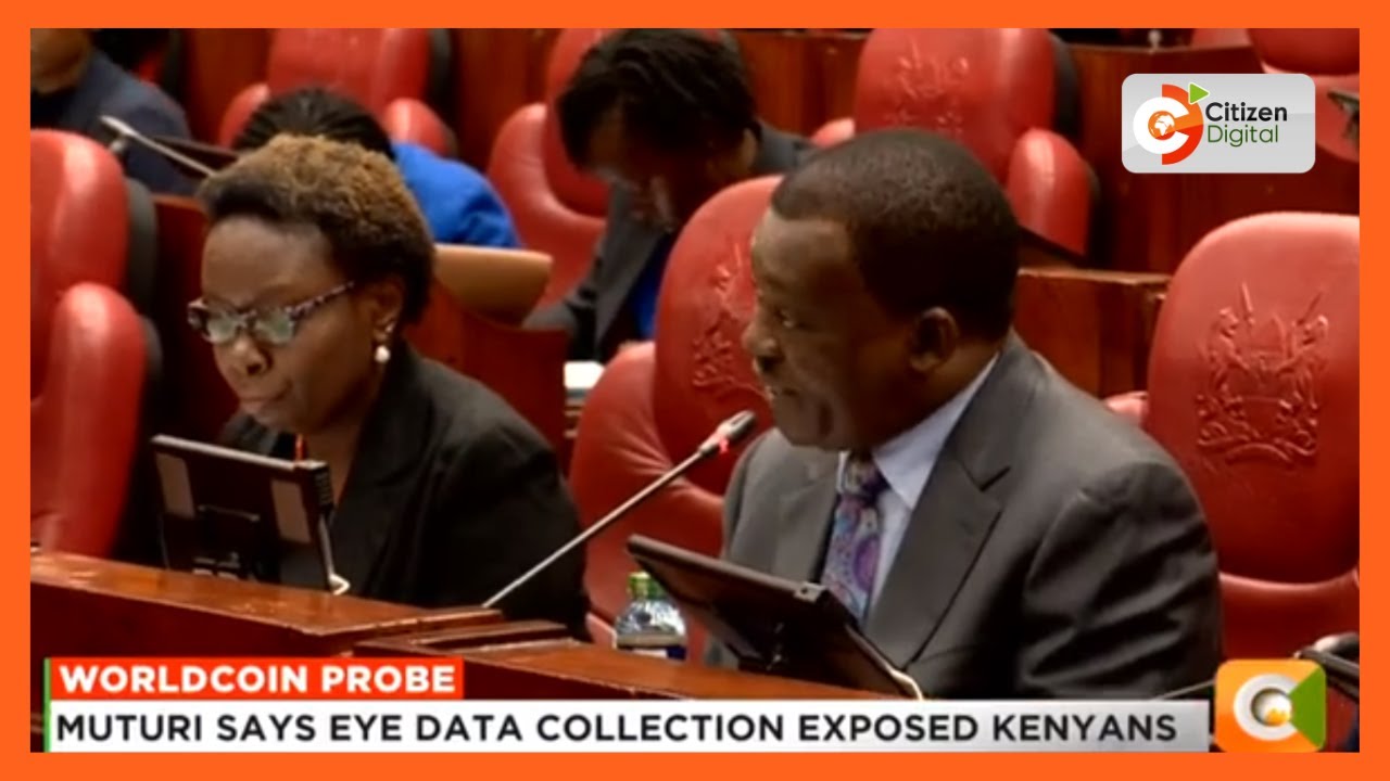 Attorney General Muturi says World Coin eye data collection exposed Kenyans' right to privacy