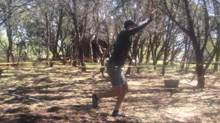 Slackline Yoga Demo