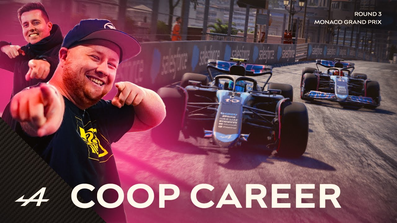 UNPREDICTABLE MONACO GP - F1 24 Two Player Career Mode Part 3