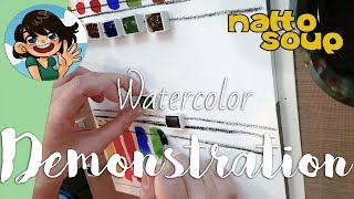 Does It Compare:  Winsor and Newton Half Pans Vs Tubes