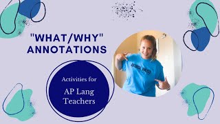 What/Why Annotations (Live Workshop)