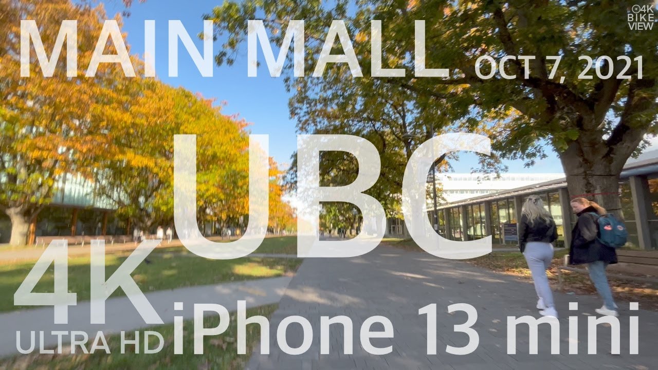 iPhone 13 mini Fall Colors Main Mall in UBC Oct 7, 2021