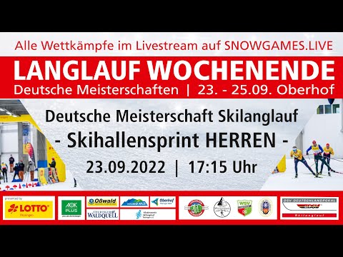 Skihallensprint Herren - DM Skilanglauf