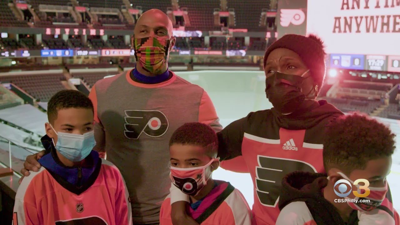 Dr. Ala Stanford Honored At Flyers Game