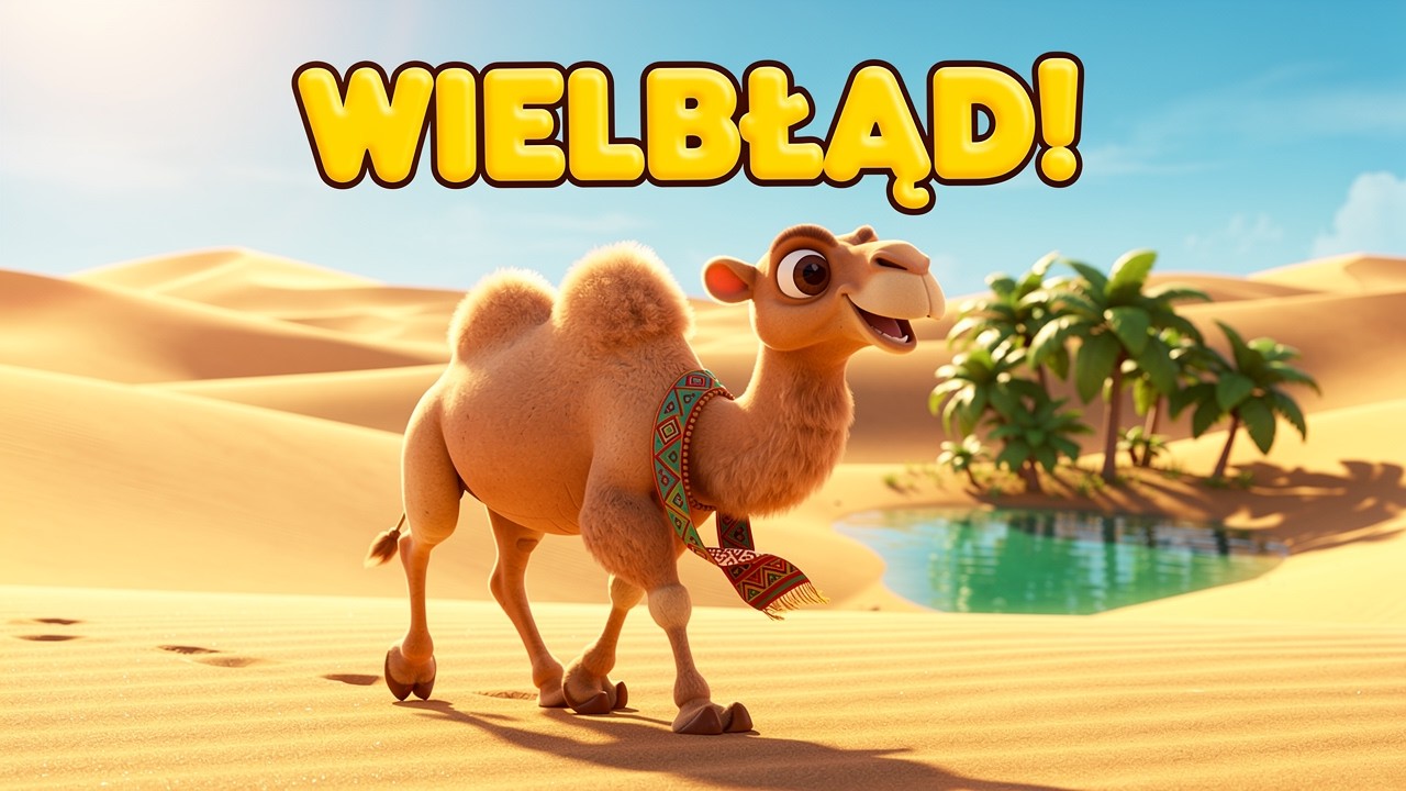 🐪 Wielbłąd Leon (Buju Buj) 🌵 Piosenka dla Dzieci o Wielbłądzie | Magiczne Nutki | Zabawa w Pustynię