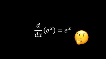 Differentiating eˣ (Proof) 🧐
