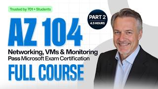 AZ-104 Azure Administrator 2026: VNet, Load Balancers & Monitoring (Part 2) | EXAM AZ-104