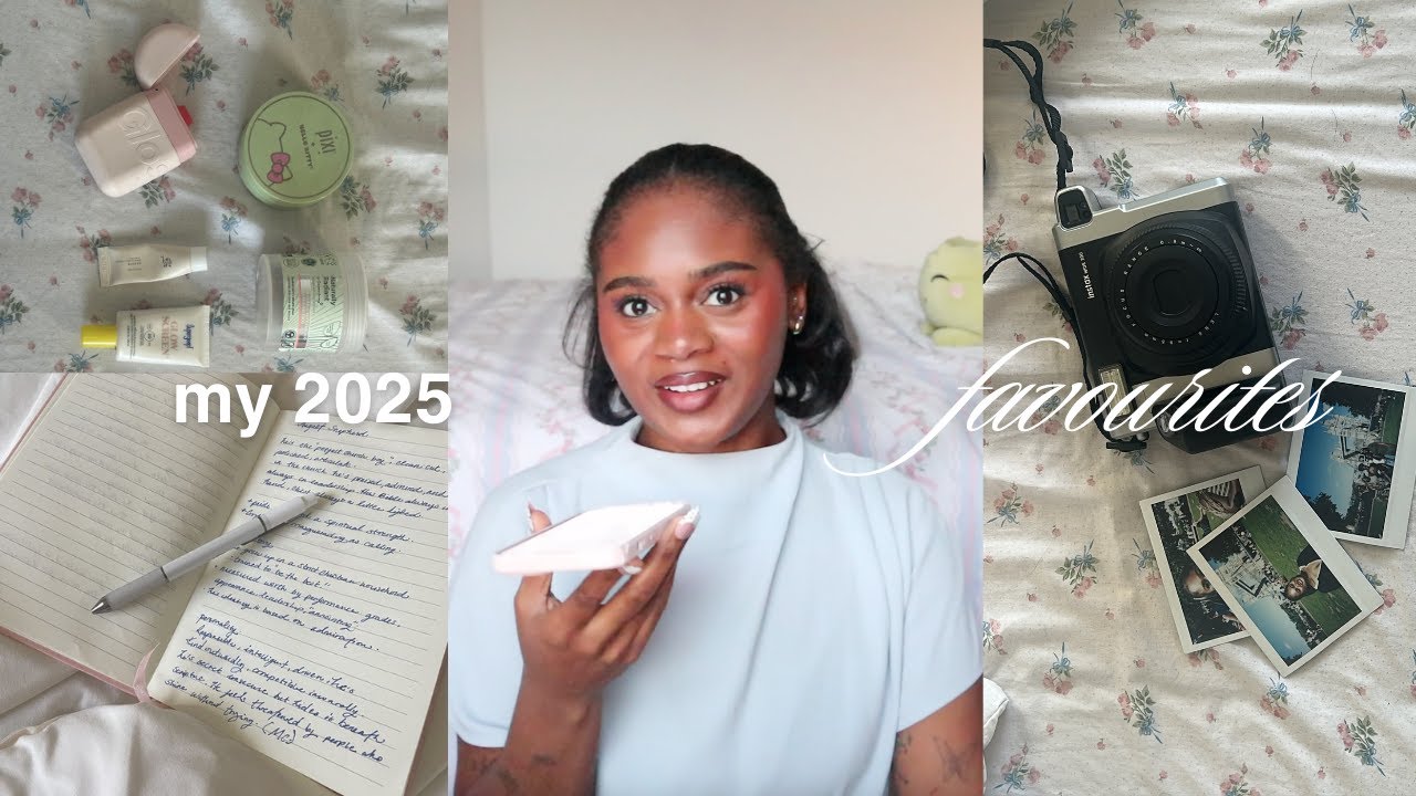 my 2025 favourites 🌟 skincare, makeup, books & habits that altered my brain chemistry