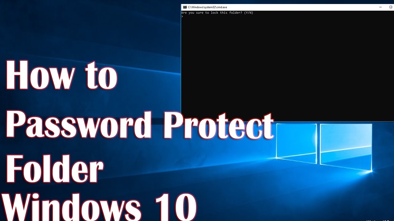 Folder Password Protection Windows 10 Without Additional Software - How ...