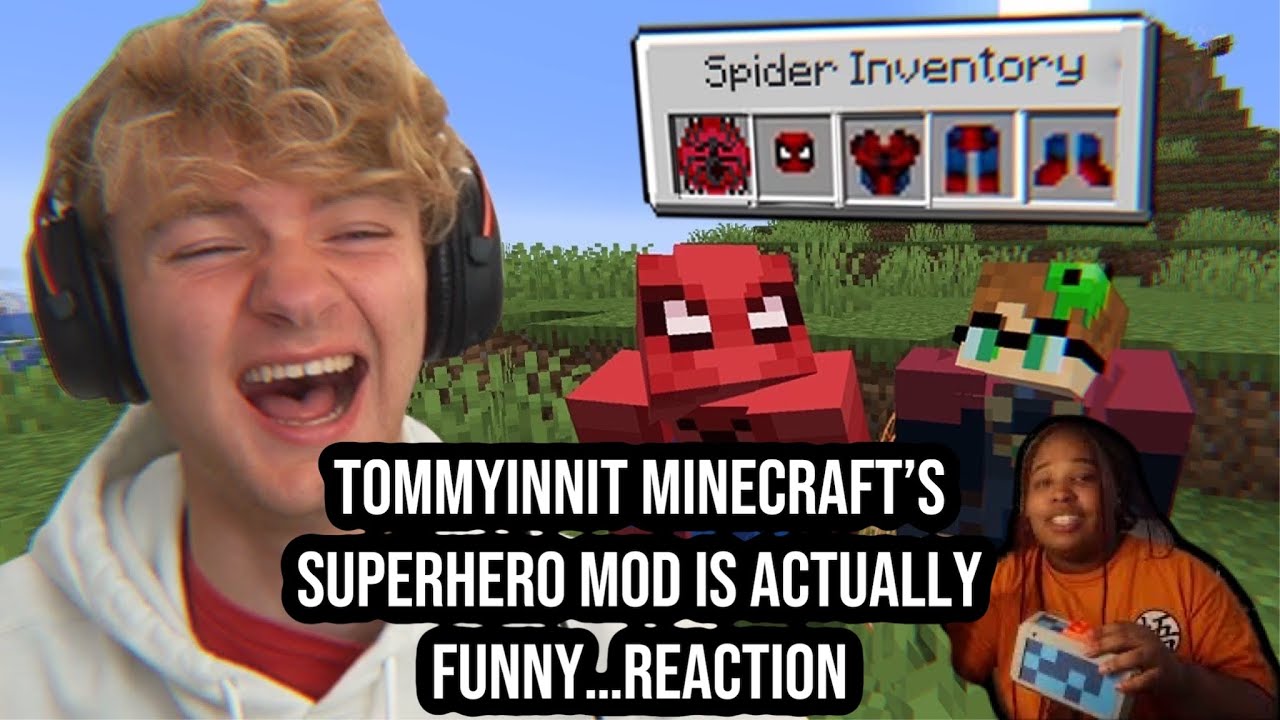 [A MESS AS USUAL LOL] TommyInnit Minecraft’s Superhero Mod is Actually Funny Reaction