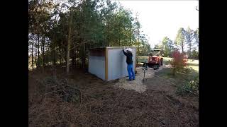 Loafing shed, a quick story and a SNAKE!