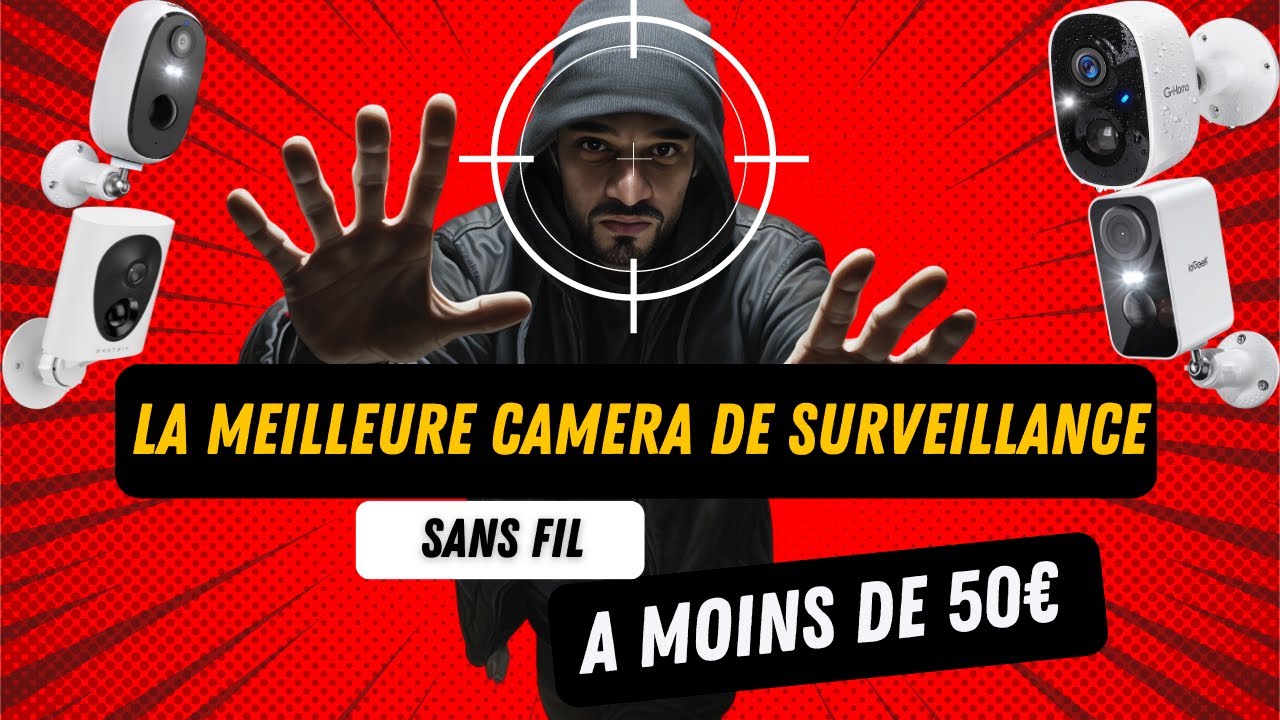 Cette caméra de surveillance sans fil extérieure voit son prix chuter sous  la barre des 35 euros chez  