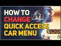 How to change the Quick Access Car Menu Neverness to Everness (NTE)