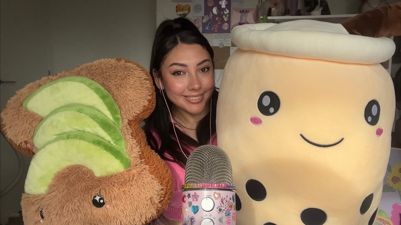 ASMR MY PLUSHIE COLLECTION 💕🥑🧋 | Whispered