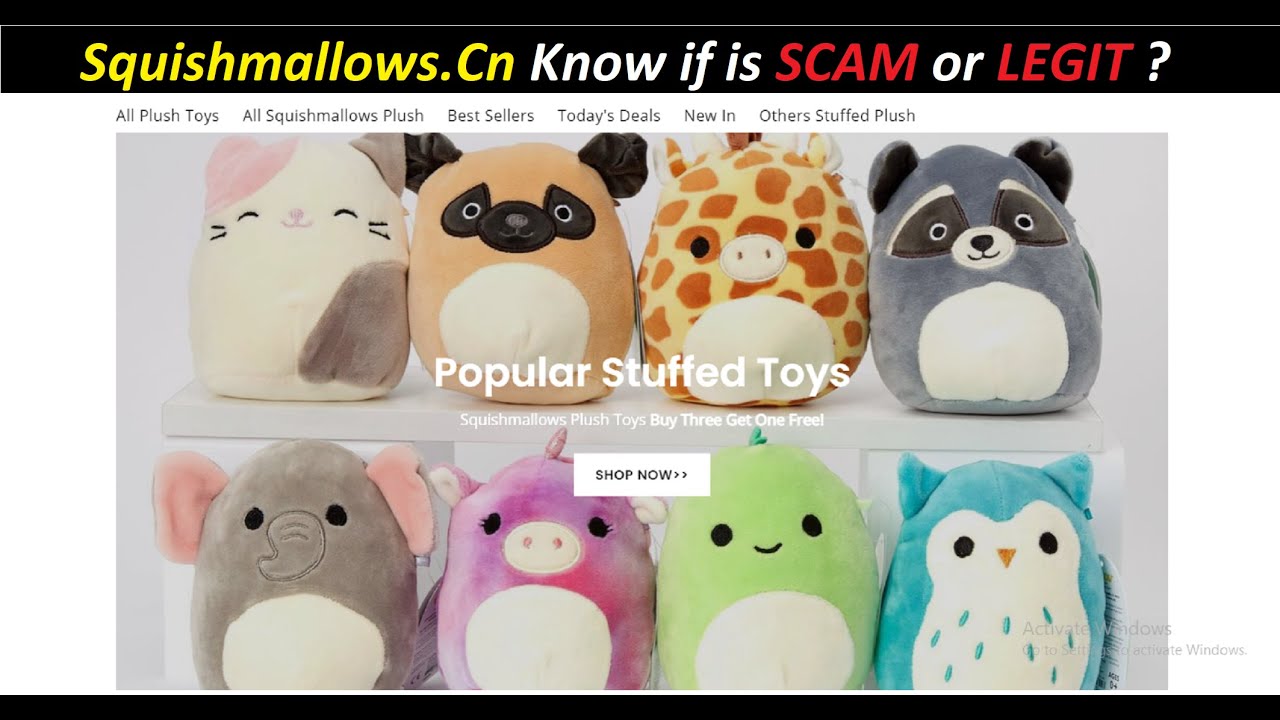 Squishmallows ! Squishmallows.Cn Know if is SCAM or LEGIT ? mushroom