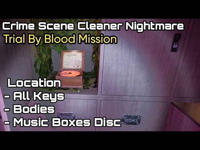 洋楽 Midwest Connect Records Crime Scene Crime Scene Cleaner Nightmare : Trial By Blood, Location All Keys