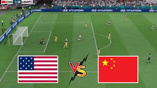 女子国際親善試合 | アメリカ vs 中国 | 2026年7月4日 | FIFA23 ウルトラHD ゲームプレイ screenshot 5