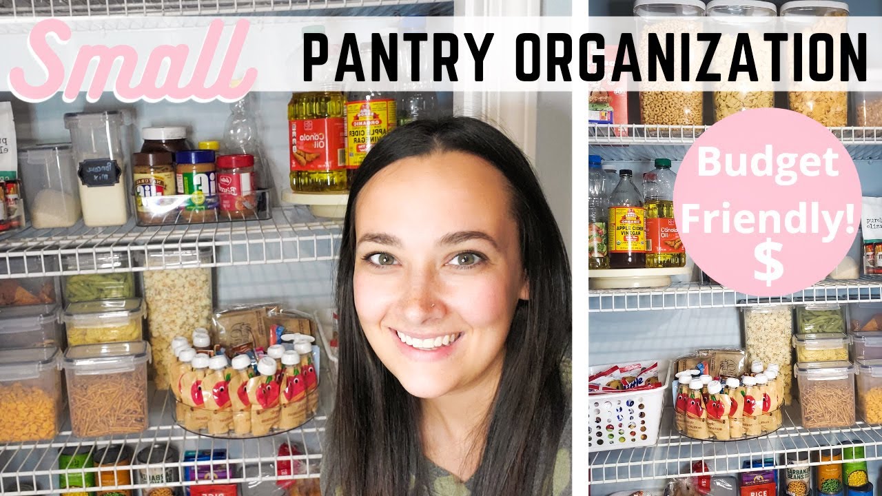 SMALL PANTRY ORGANIZATION | PRACTICAL PANTRY ORGANIZE WITH ME ...