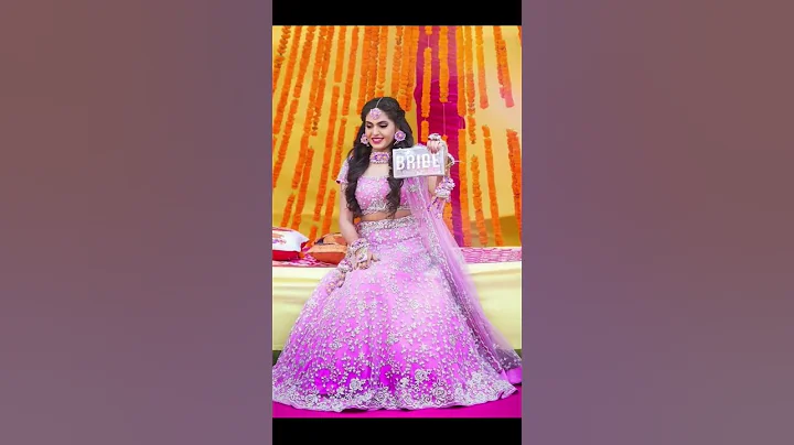 Top stylish Haldi Dress Designs in pink colour| Trendy Haldi Ceremony Dress | 2023 Haldi Cere...